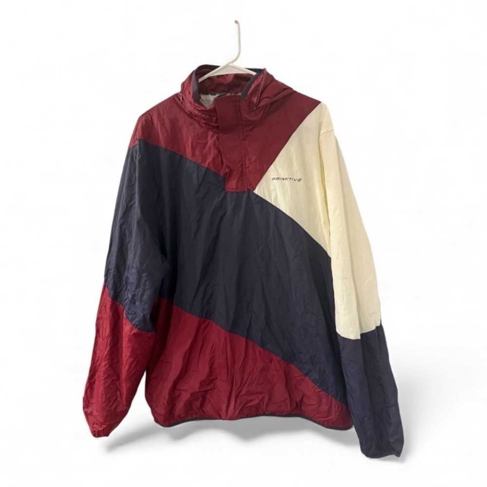 Primitive Windbreaker Mens XLMulticolor Zip Hooded Jacket Skateboarding
